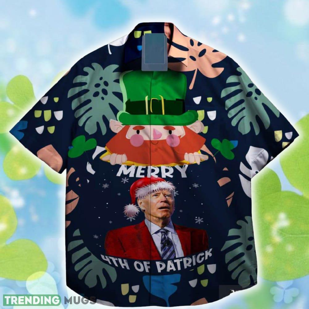 President Biden 4th Of St. Patrick day Hawaiian Shirt - President Biden 4th Of St. Patrick day Hawaiian Shirt President Biden 4th Of St. Patrick day Hawaiian Shirt - President Biden 4th Of St. Patrick day Hawaiian Shirt