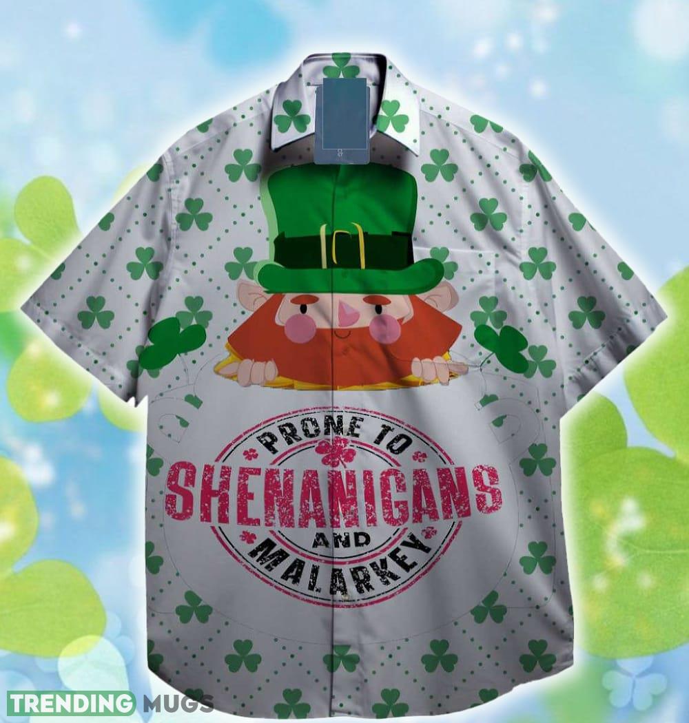 Prone To Shenanigans Lucky LePrechaun St. Patrick day Hawaiian Shirt - Prone To Shenanigans Lucky LePrechaun St. Patrick day Hawaiian Shirt Prone To Shenanigans Lucky LePrechaun St. Patrick day Hawaiian Shirt - Prone To Shenanigans Lucky LePrechaun St. Patrick day Hawaiian Shirt