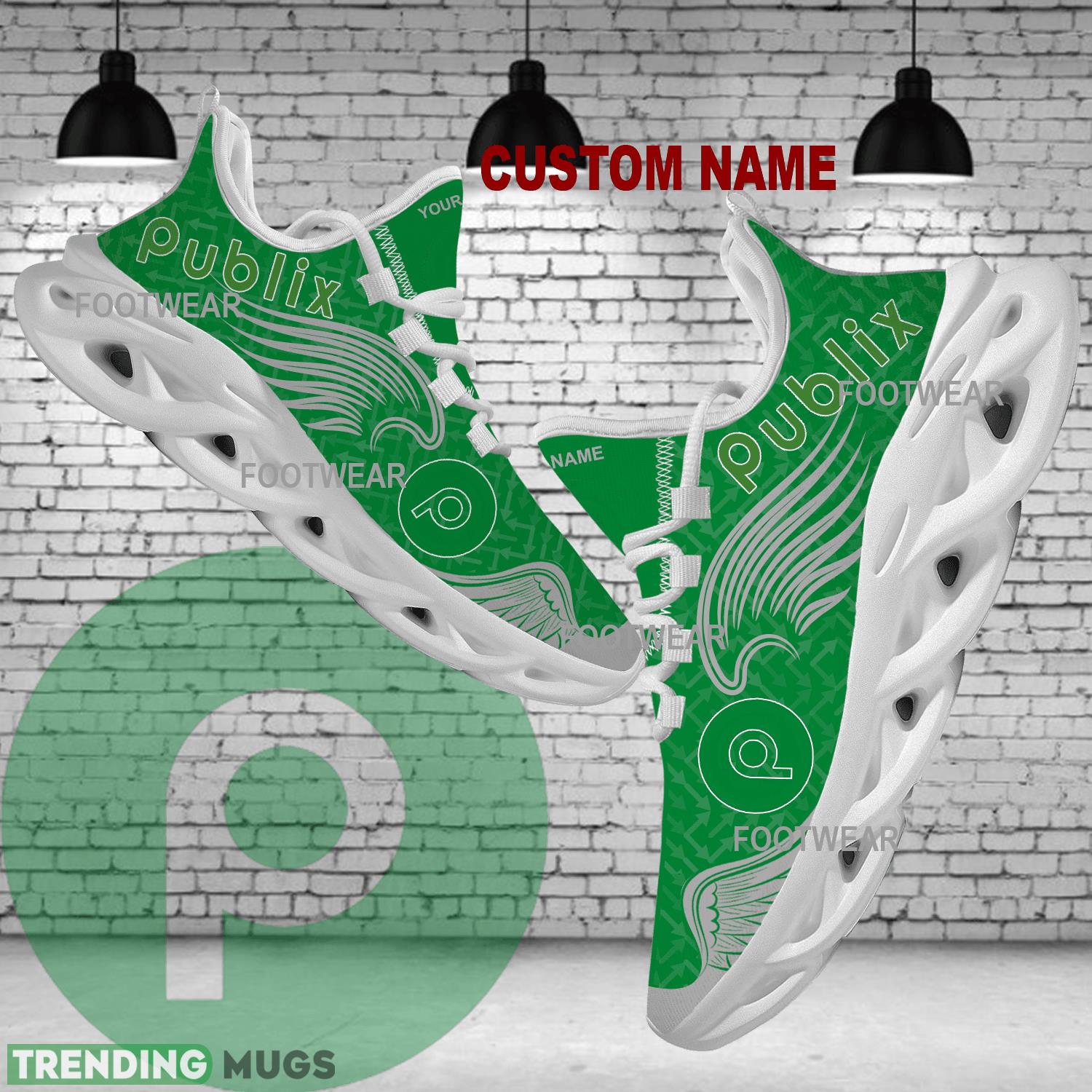 Publix Brand Logo Wings Pattern Max Soul Shoes Personalized Dynamic Chunky Sneaker - publix Brand Logo New Wings Pattern Max Soul Shoes Custom Name Photo 1 Publix Brand Logo Wings Pattern Max Soul Shoes Personalized Dynamic Chunky Sneaker - publix Brand Logo New Wings Pattern Max Soul Shoes Custom Name Photo 1