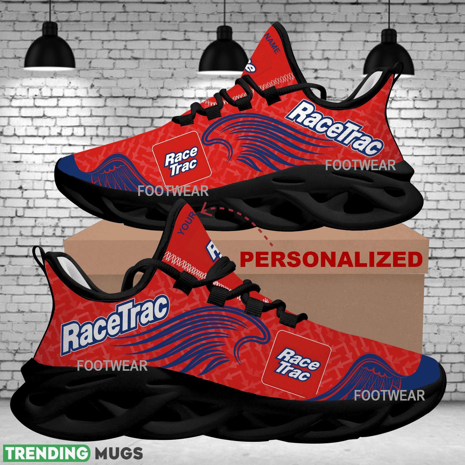 Racetrac Brand Logo Wings Pattern Max Soul Shoes Personalized Identity Running Sneaker Max Soul Racetrac Brand Logo Wings Pattern Max Soul Shoes Personalized Identity Running Sneaker Max Soul