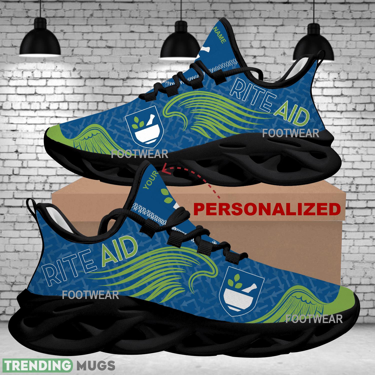 Rite Aid Brand Logo Wings Pattern Max Soul Shoes Personalized Attitude Running Sneaker Max Soul Rite Aid Brand Logo Wings Pattern Max Soul Shoes Personalized Attitude Running Sneaker Max Soul