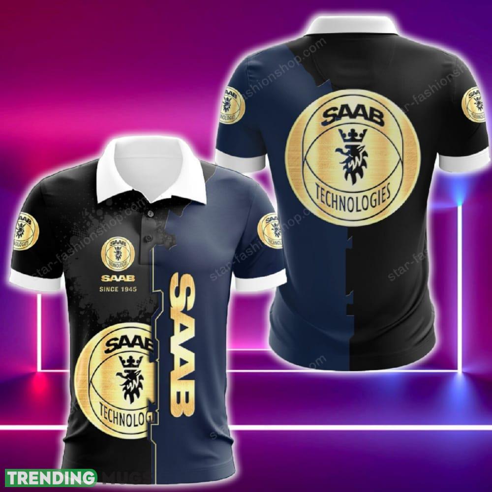 Saab Automobile Car Palm 3D Polo Shirt Goft For Men Women Gift Fans - Saab Automobile Car Palm 3D Polo Shirt Goft For Men Women Gift Fans