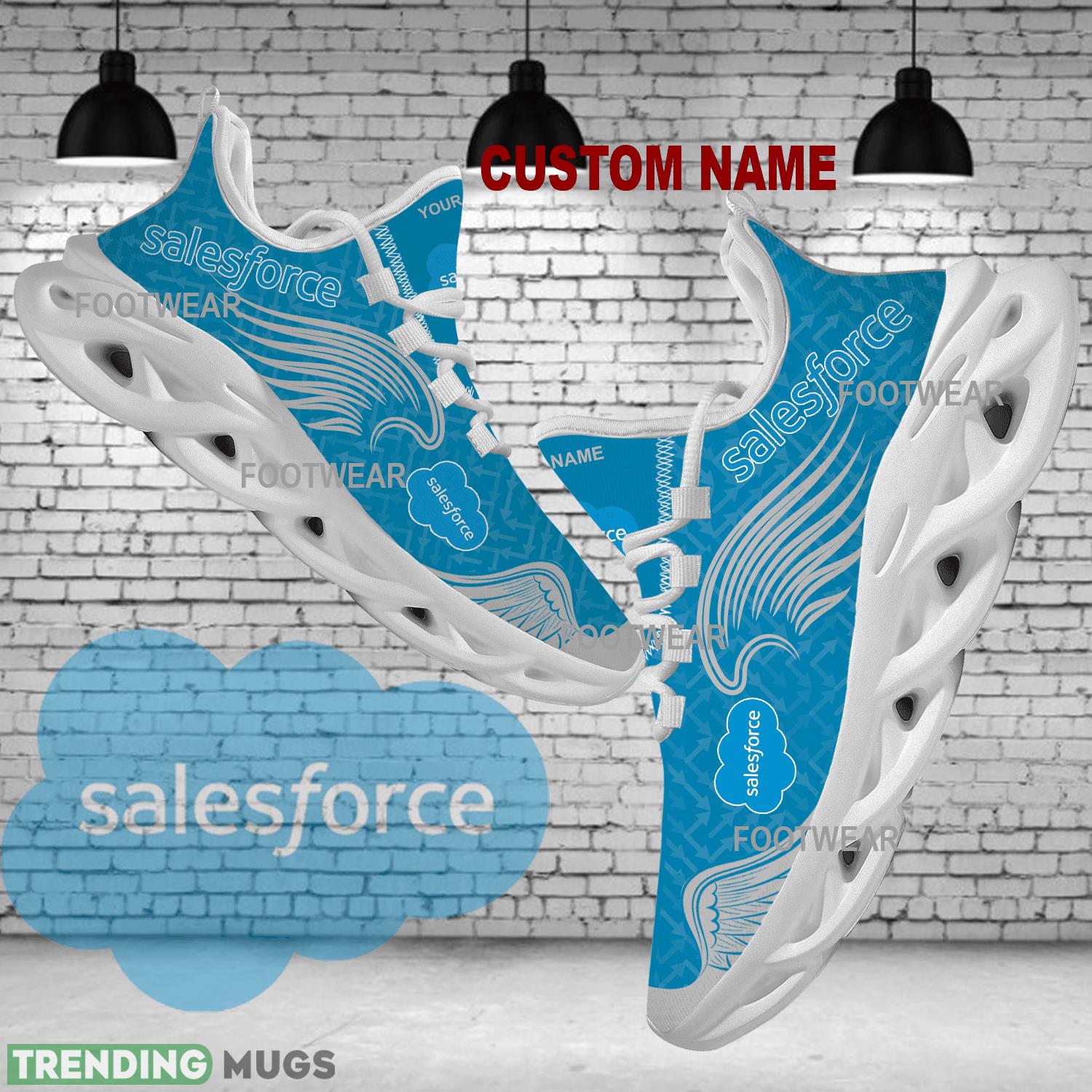 Salesforce Brand Logo Wings Pattern Max Soul Shoes Personalized Detail Running Sneaker - salesforce Brand Logo New Wings Pattern Max Soul Shoes Custom Name Photo 1 Salesforce Brand Logo Wings Pattern Max Soul Shoes Personalized Detail Running Sneaker - salesforce Brand Logo New Wings Pattern Max Soul Shoes Custom Name Photo 1