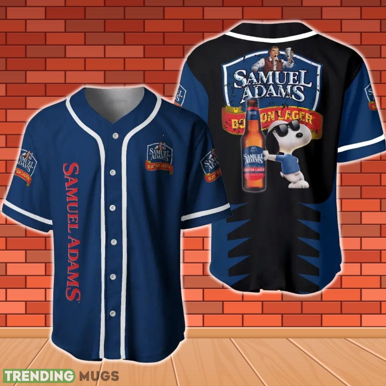 Samuel Adams Snoopy Baseball Jersey Product Photo 1 Samuel Adams Snoopy Baseball Jersey Product Photo 1