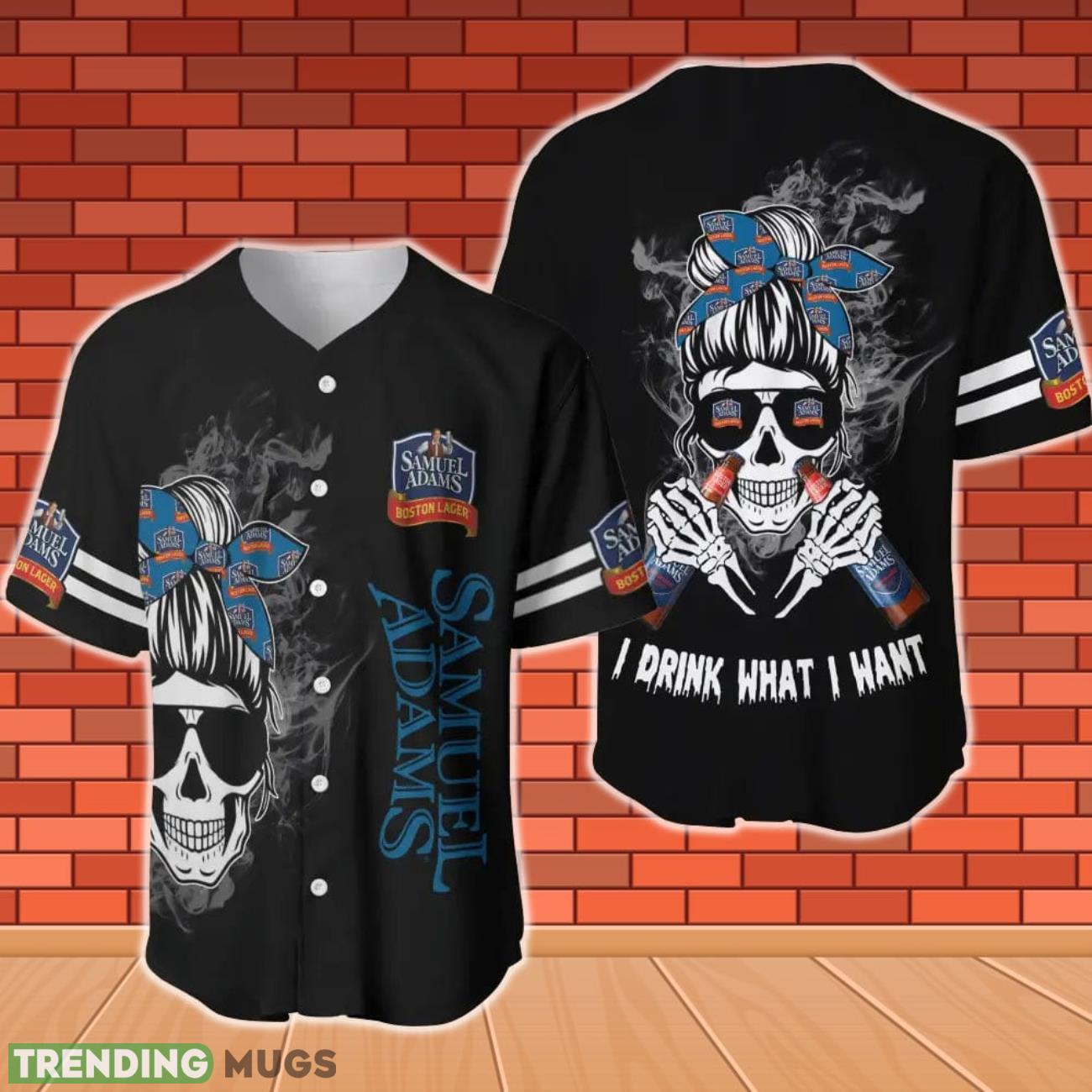 Samuel Adams Women I Drink What I Want Baseball Jersey Product Photo 1 Samuel Adams Women I Drink What I Want Baseball Jersey Product Photo 1