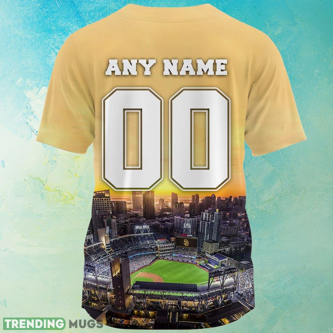 San Diego Padres Baseball Jersey Shirt MLB Print Custom Number And Name Football Jersey San Diego Padres Baseball Jersey Shirt MLB Print Custom Number And Name Football Jersey