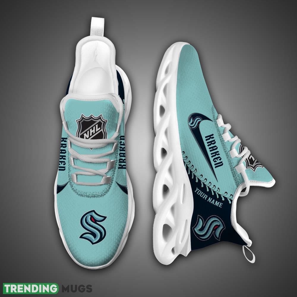Seattle Kraken NHL Max Soul Shoes Custom Name For Men Women Fans Max Soul Seattle Kraken NHL Max Soul Shoes Custom Name For Men Women Fans Max Soul