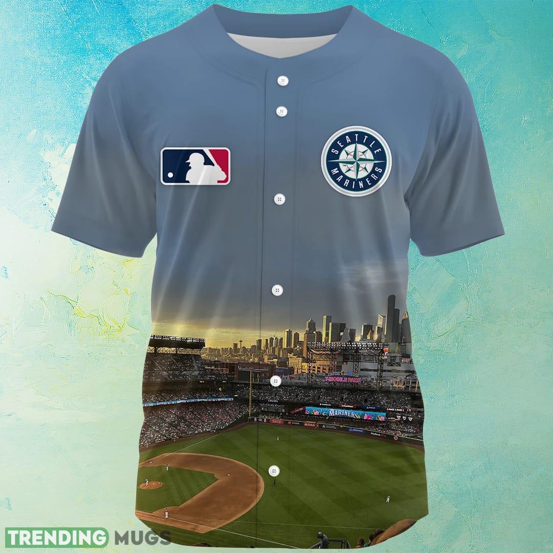 Seattle Mariners Baseball Jersey Shirt MLB Beach Custom Number And Name - Seattle Mariners Baseball Jersey Shirt MLB_2