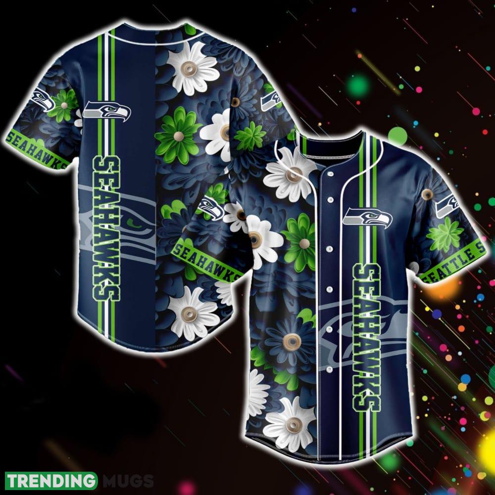 Seattle Seahawks NFL Baseball Jersey Shirt Flowers Pattern Gift For Men Women Fans - Seattle Seahawks NFL Baseball Jersey Shirt Flowers Pattern Gift For Men Women Fans Seattle Seahawks NFL Baseball Jersey Shirt Flowers Pattern Gift For Men Women Fans - Seattle Seahawks NFL Baseball Jersey Shirt Flowers Pattern Gift For Men Women Fans