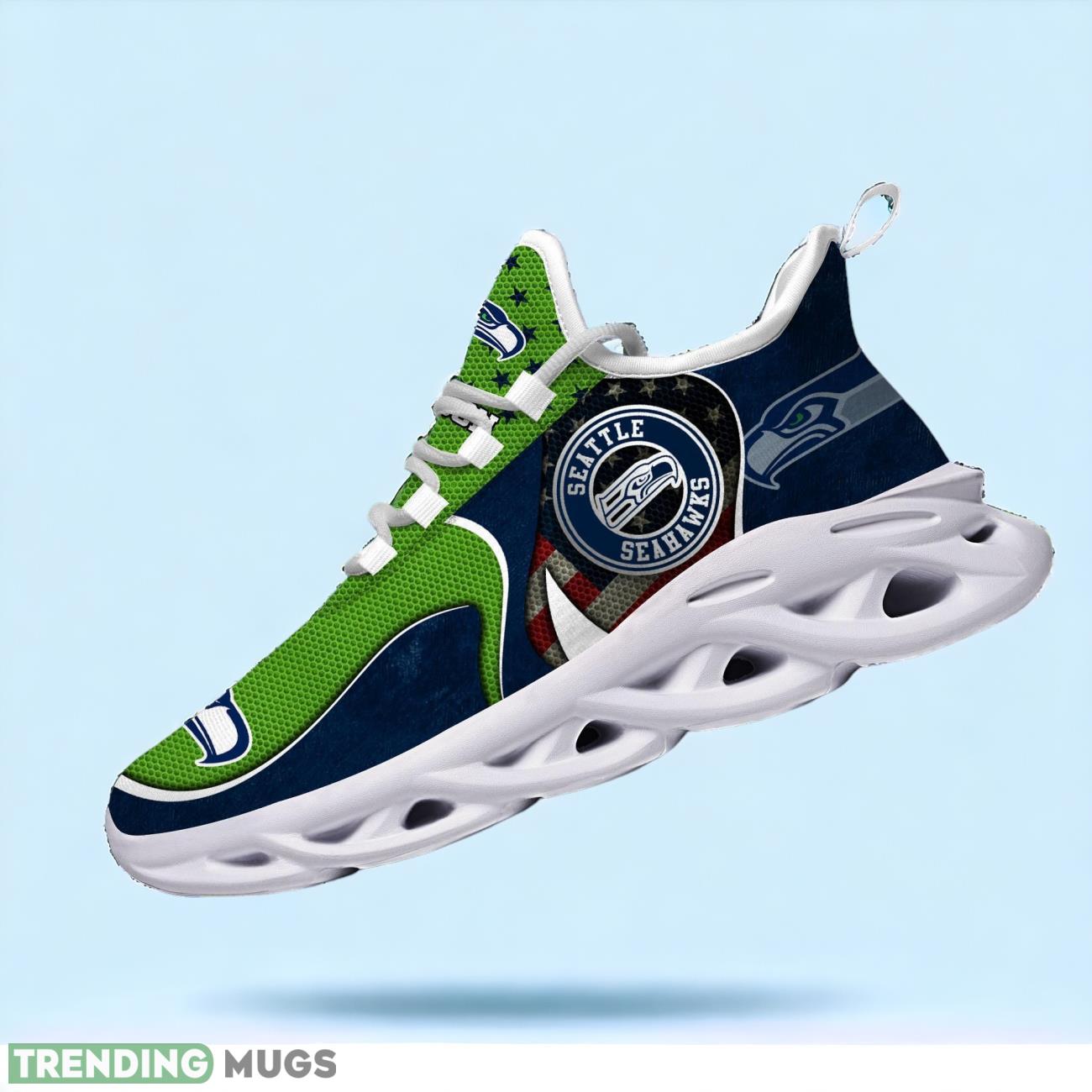 Seattle Seahawks NFL Sports Clunky Custom Name Max Soul Shoes Max Soul Seattle Seahawks NFL Sports Clunky Custom Name Max Soul Shoes Max Soul