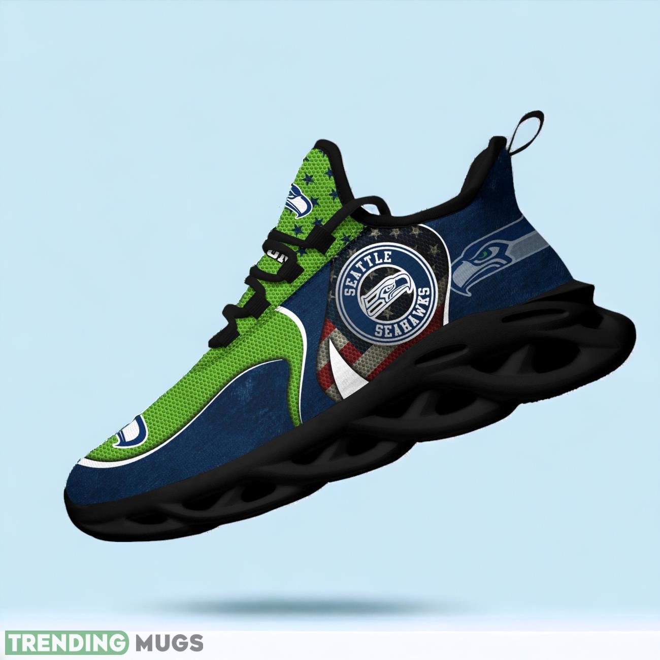 Seattle Seahawks NFL Sports Clunky Custom Name Max Soul Shoes Max Soul Seattle Seahawks NFL Sports Clunky Custom Name Max Soul Shoes Max Soul