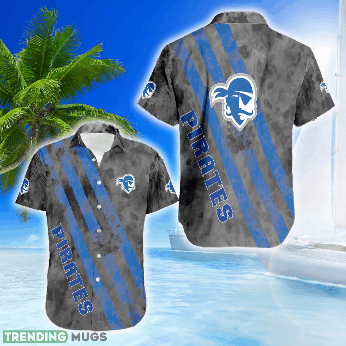Seton Hall Pirates Hawaiian Shirt Style New Stripes Gift For Fans Summer - Seton Hall Pirates Hawaiian Shirt Style New Stripes Gift For Fans Summer