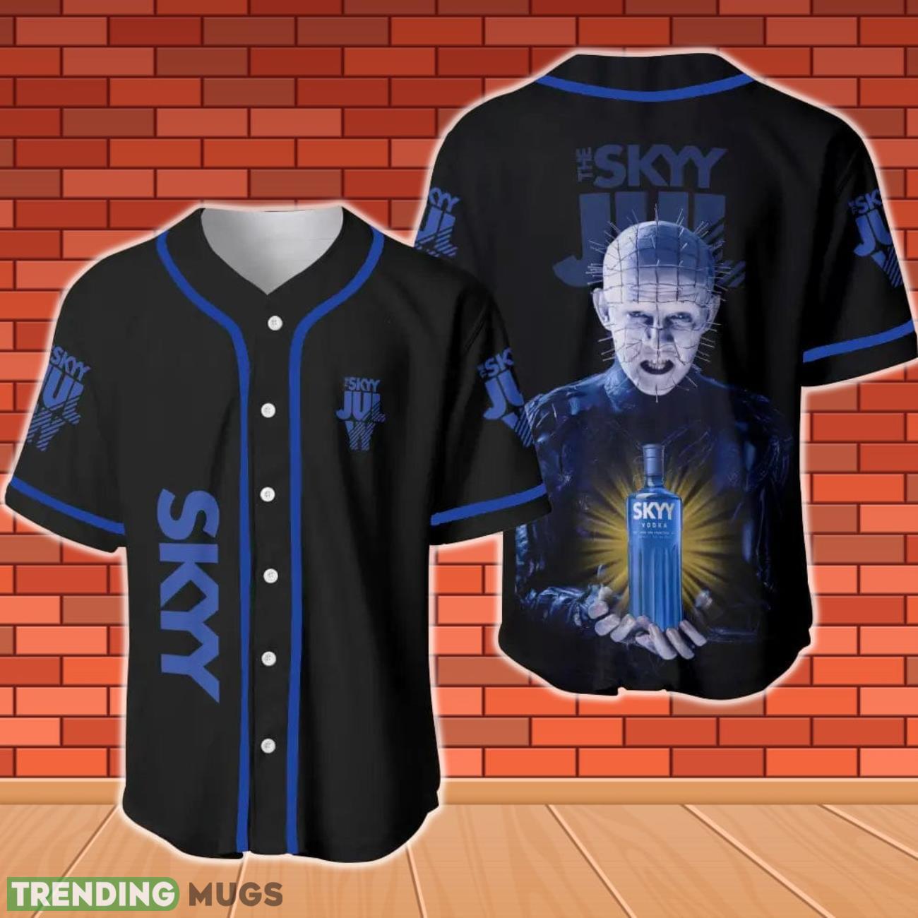 SKYY Vodka Hellraiser Horror Baseball Jersey Product Photo 1 SKYY Vodka Hellraiser Horror Baseball Jersey Product Photo 1