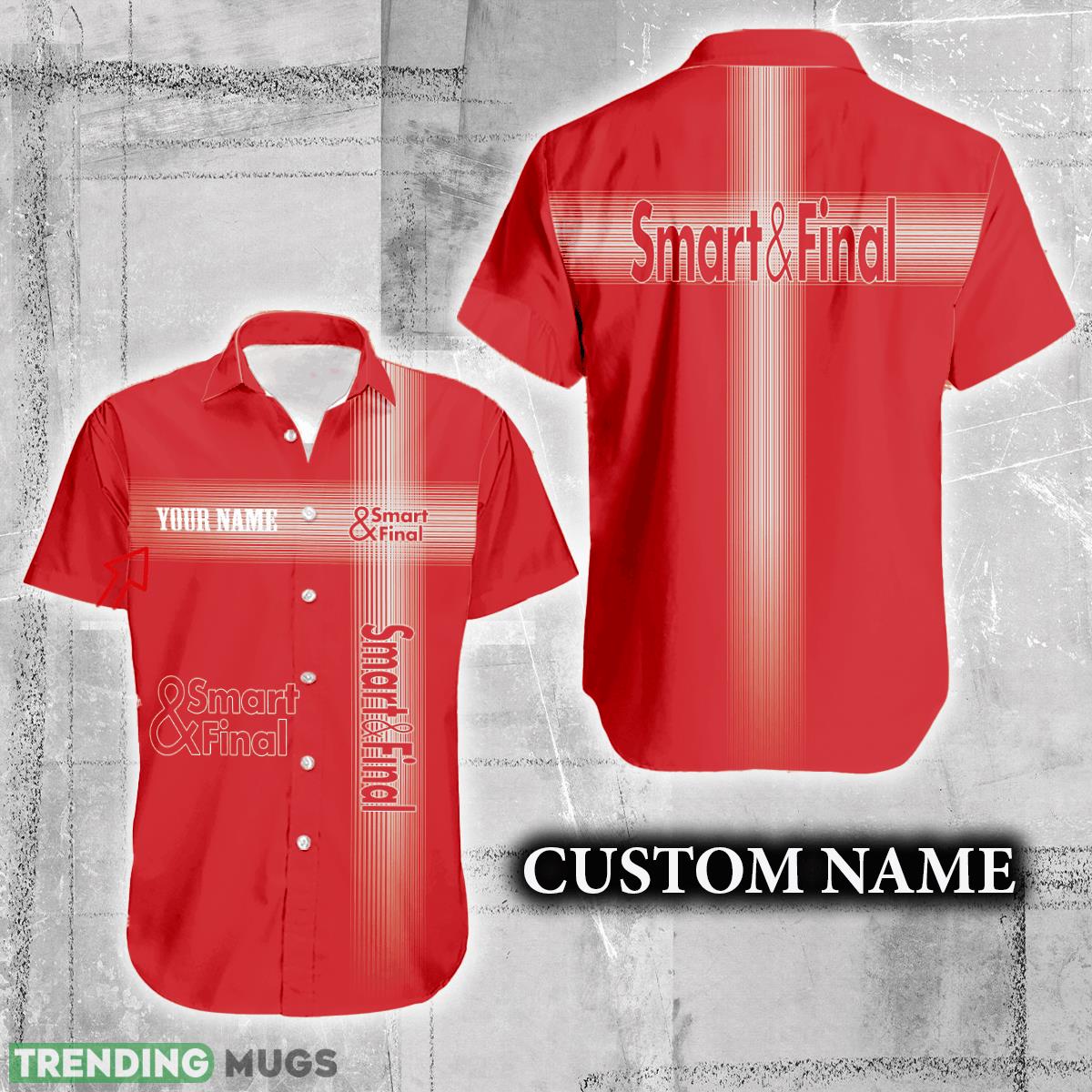 Smart & Final Logo Brand Hawaiian Shirt Custom Name Trending Summer - Smart & Final Logo Brand Hawaiian Shirt Custom Name Trending Summer