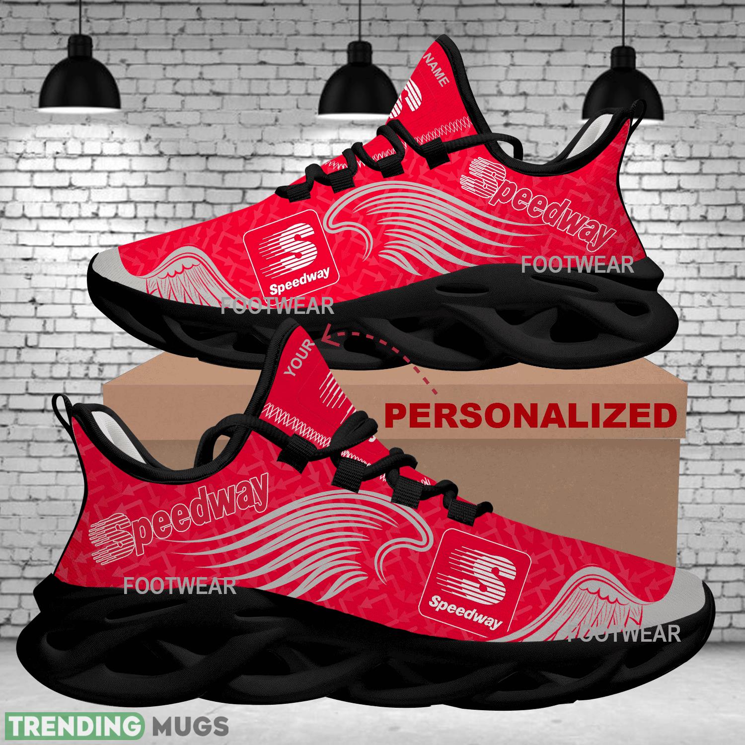 Speedway Brand Logo Wings Pattern Max Soul Shoes Personalized Modern Running Sneaker Max Soul Speedway Brand Logo Wings Pattern Max Soul Shoes Personalized Modern Running Sneaker Max Soul