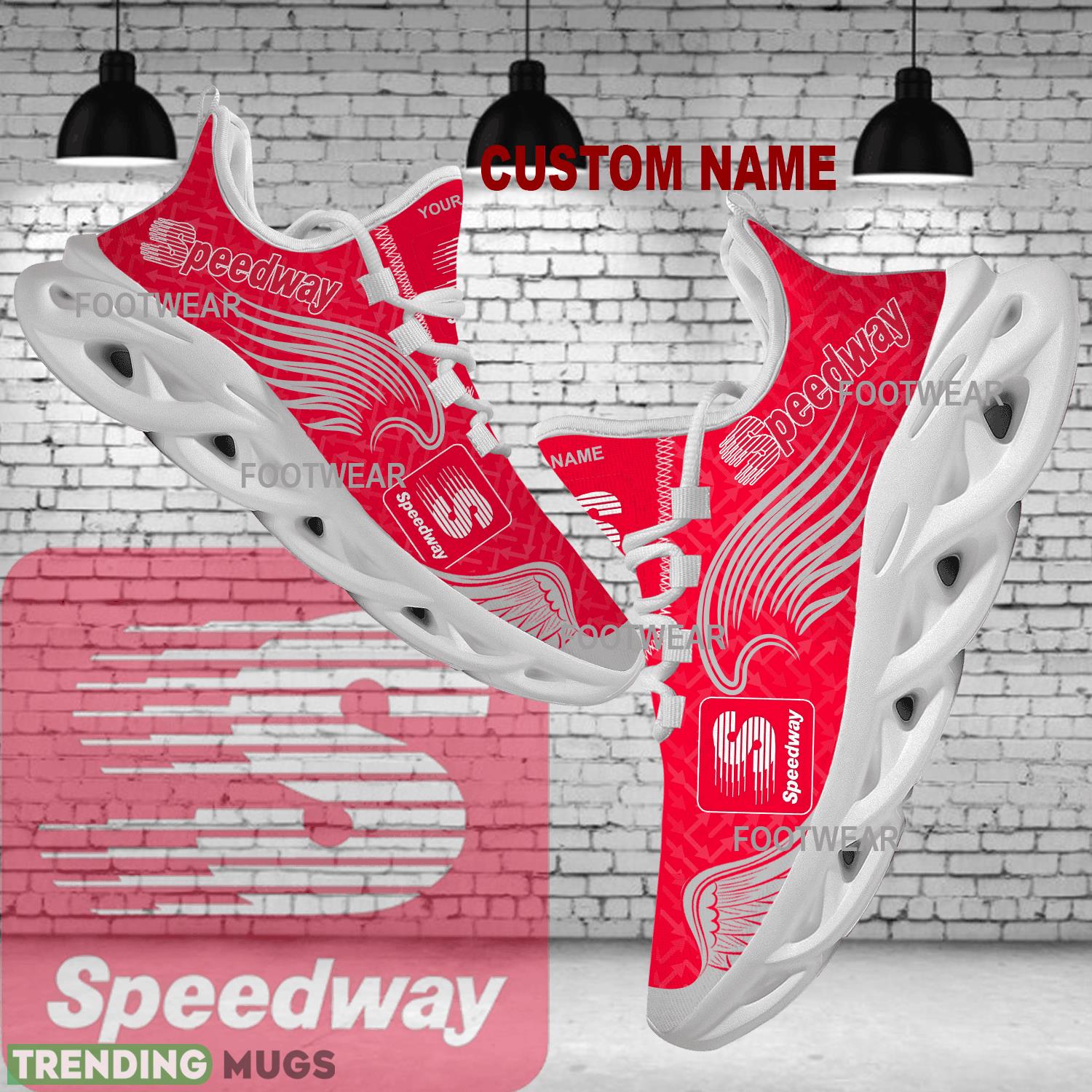 Speedway Brand Logo Wings Pattern Max Soul Shoes Personalized Modern Running Sneaker - speedway Brand Logo New Wings Pattern Max Soul Shoes Custom Name Photo 1 Speedway Brand Logo Wings Pattern Max Soul Shoes Personalized Modern Running Sneaker - speedway Brand Logo New Wings Pattern Max Soul Shoes Custom Name Photo 1