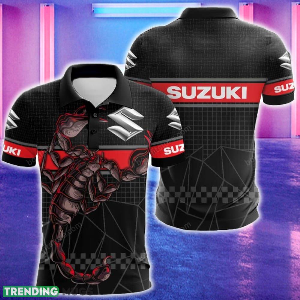 Suzuki Car 3D Polo Shirt Golf Pattern Scorpion Gift For Men Women Fans - Suzuki Car 3D Polo Shirt Golf Pattern Scorpion Gift For Men Women Fans Suzuki Car 3D Polo Shirt Golf Pattern Scorpion Gift For Men Women Fans - Suzuki Car 3D Polo Shirt Golf Pattern Scorpion Gift For Men Women Fans