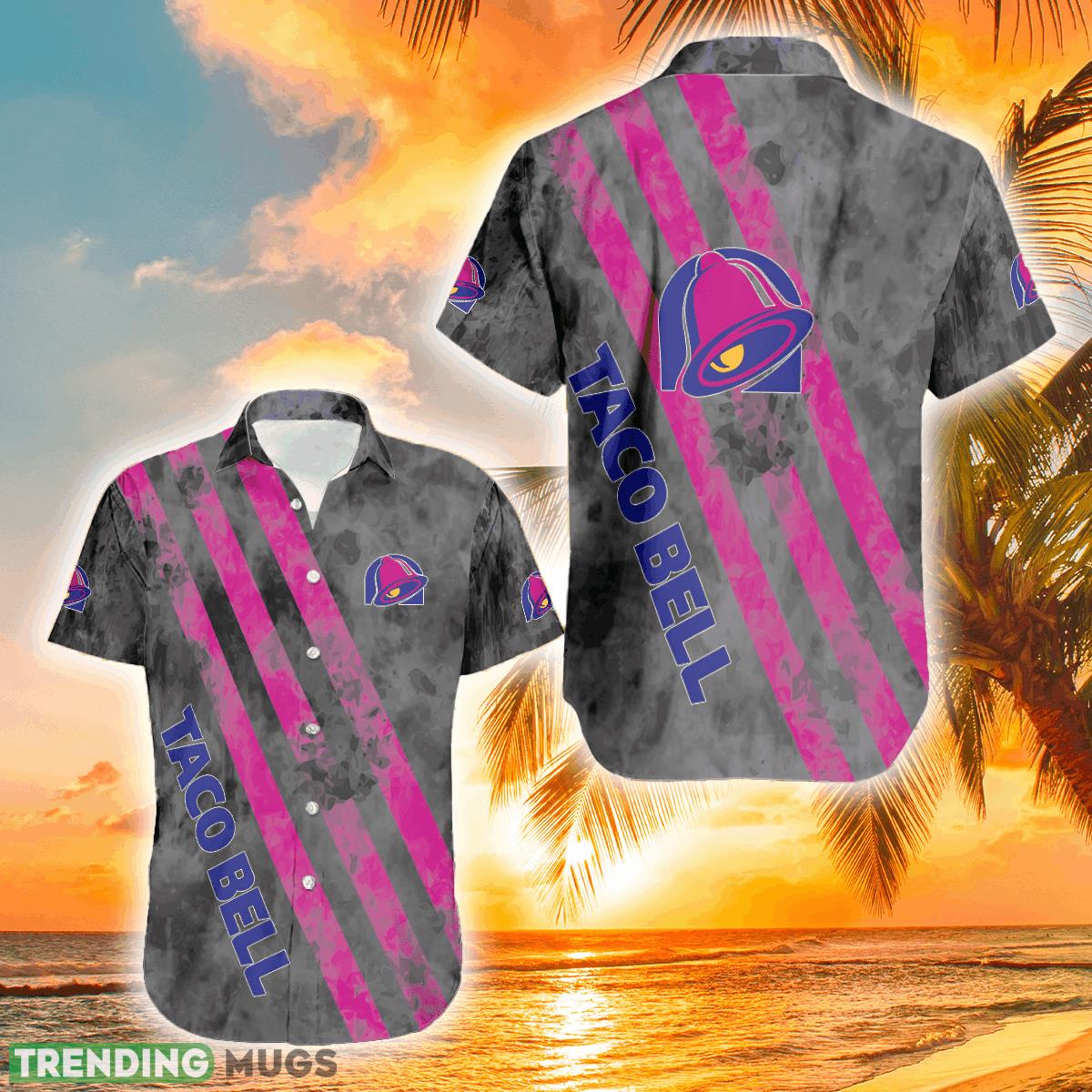 Taco Bell Stripes Pattern Surfboard Brand AOP Hawaiian Shirt Men And Women Gift - Taco Bell Stripes Pattern Surfboard Brand AOP Hawaiian Shirt Men And Women Gift Taco Bell Stripes Pattern Surfboard Brand AOP Hawaiian Shirt Men And Women Gift - Taco Bell Stripes Pattern Surfboard Brand AOP Hawaiian Shirt Men And Women Gift