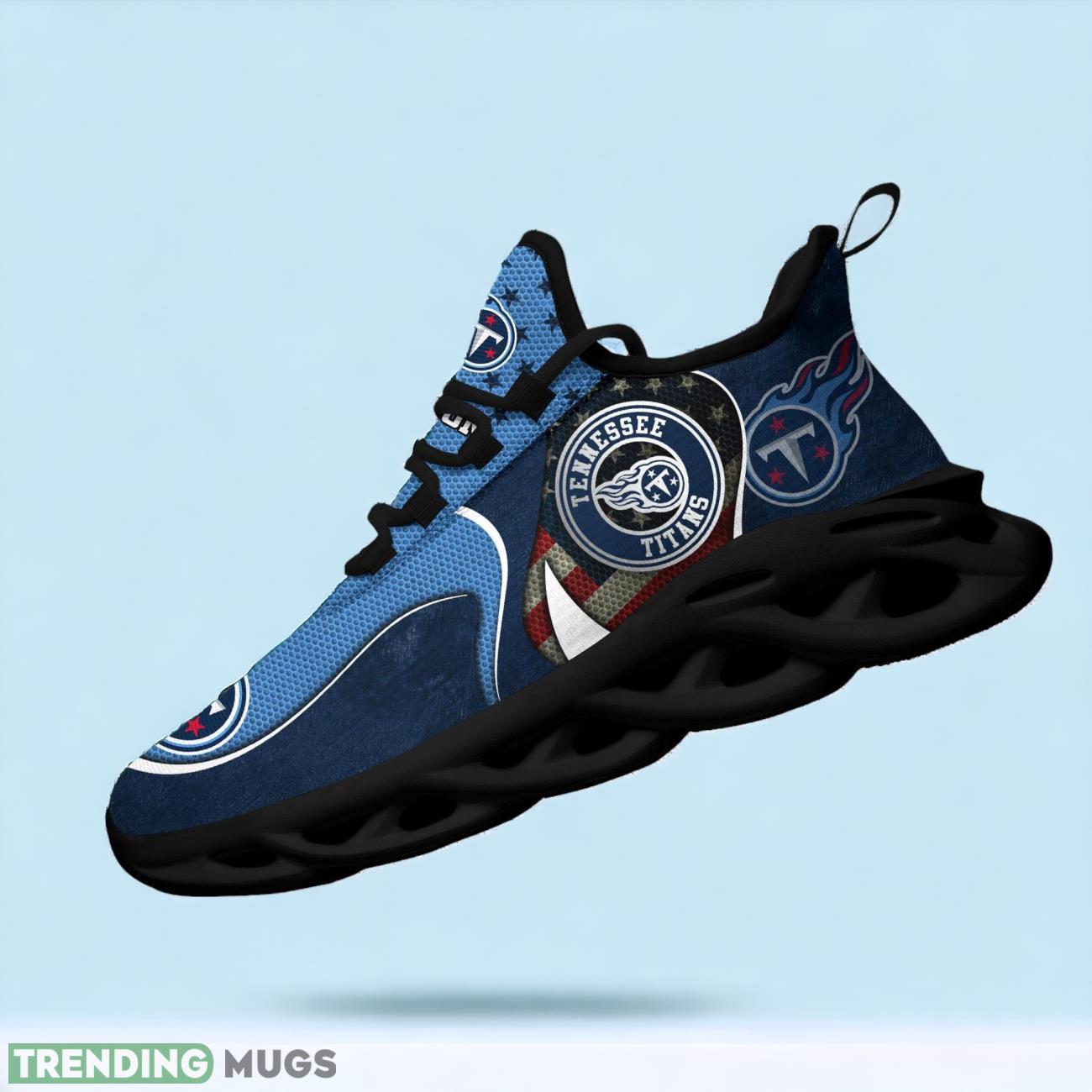 Tennessee Titans NFL Sports Clunky Custom Name Max Soul Shoes Max Soul Tennessee Titans NFL Sports Clunky Custom Name Max Soul Shoes Max Soul