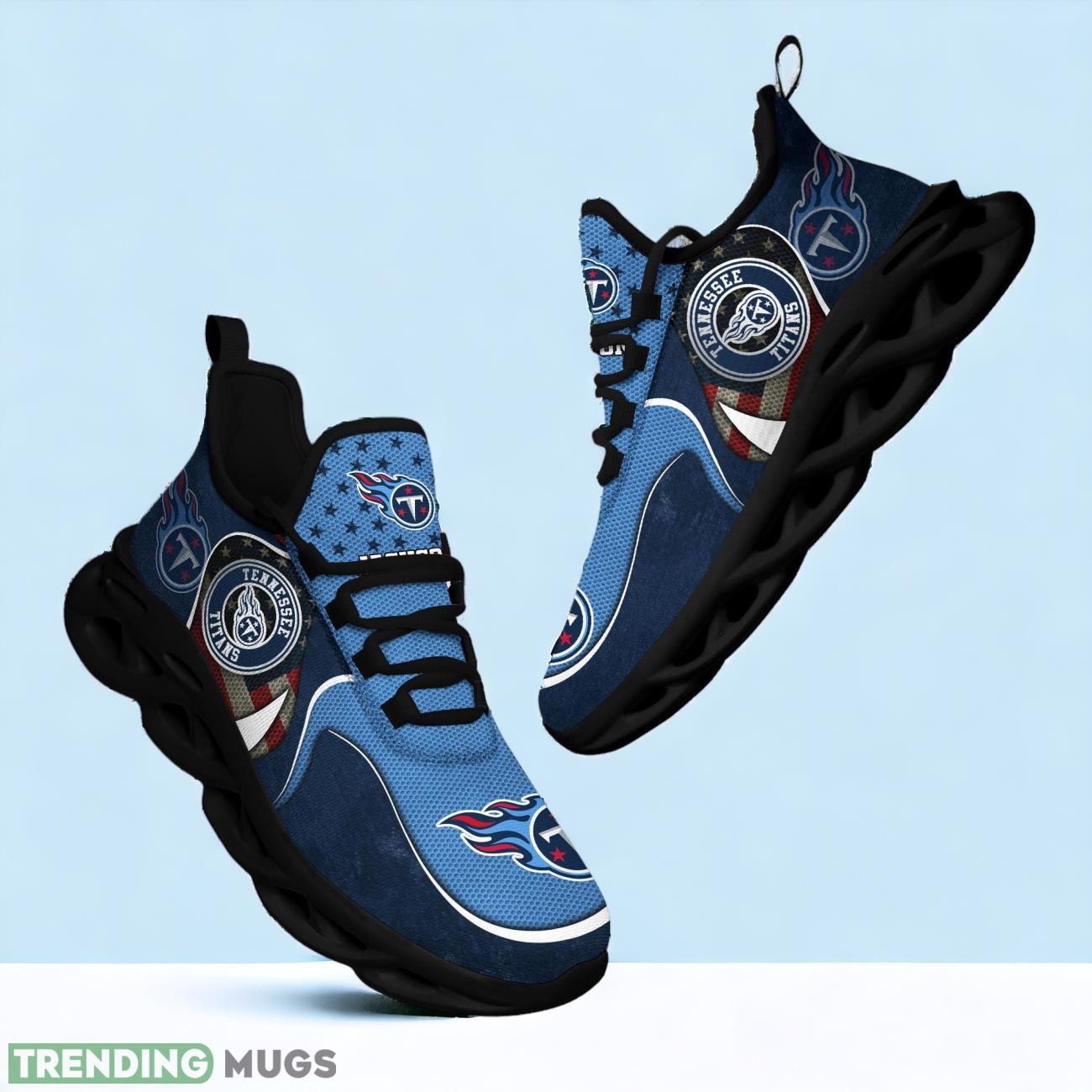 Tennessee Titans NFL Sports Clunky Custom Name Max Soul Shoes Max Soul Tennessee Titans NFL Sports Clunky Custom Name Max Soul Shoes Max Soul