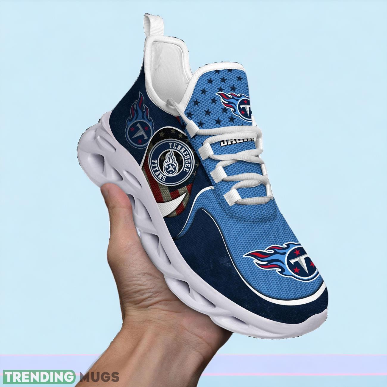 Tennessee Titans NFL Sports Clunky Custom Name Max Soul Shoes Product Photo 1 Tennessee Titans NFL Sports Clunky Custom Name Max Soul Shoes Product Photo 1