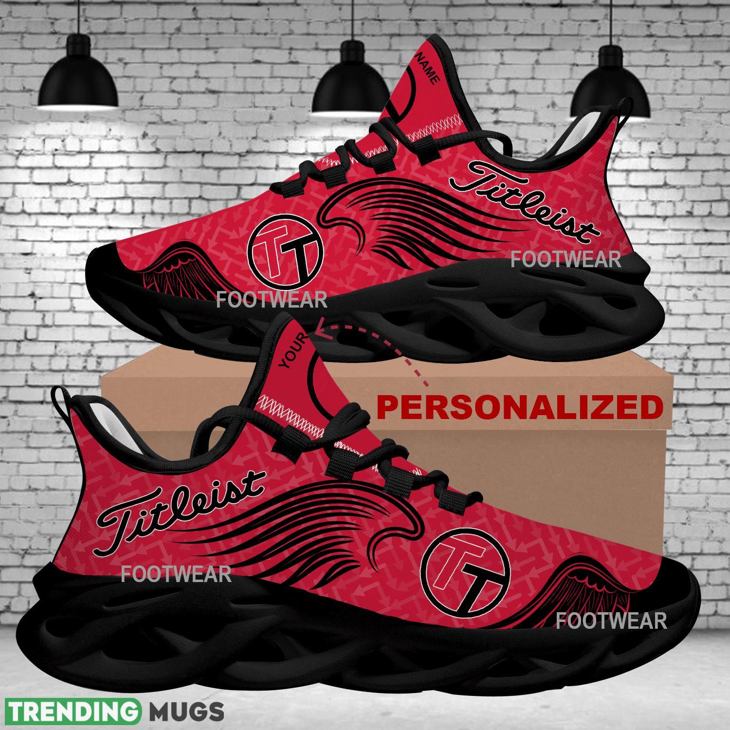 Titleist Brand Logo Wings Pattern Max Soul Shoes Personalized Casual Running Sneaker Max Soul Titleist Brand Logo Wings Pattern Max Soul Shoes Personalized Casual Running Sneaker Max Soul