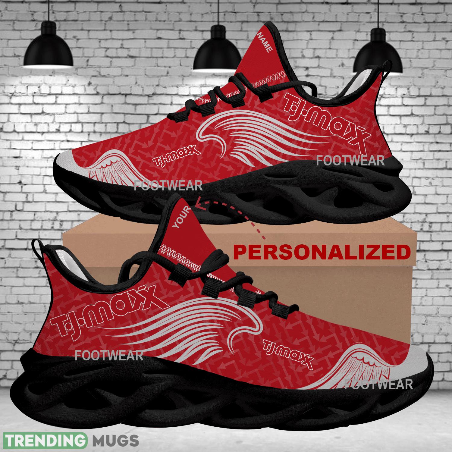 T.J. Maxx Brand Logo Wings Pattern Max Soul Shoes Personalized Aesthetic Running Sneaker Max Soul T.J. Maxx Brand Logo Wings Pattern Max Soul Shoes Personalized Aesthetic Running Sneaker Max Soul