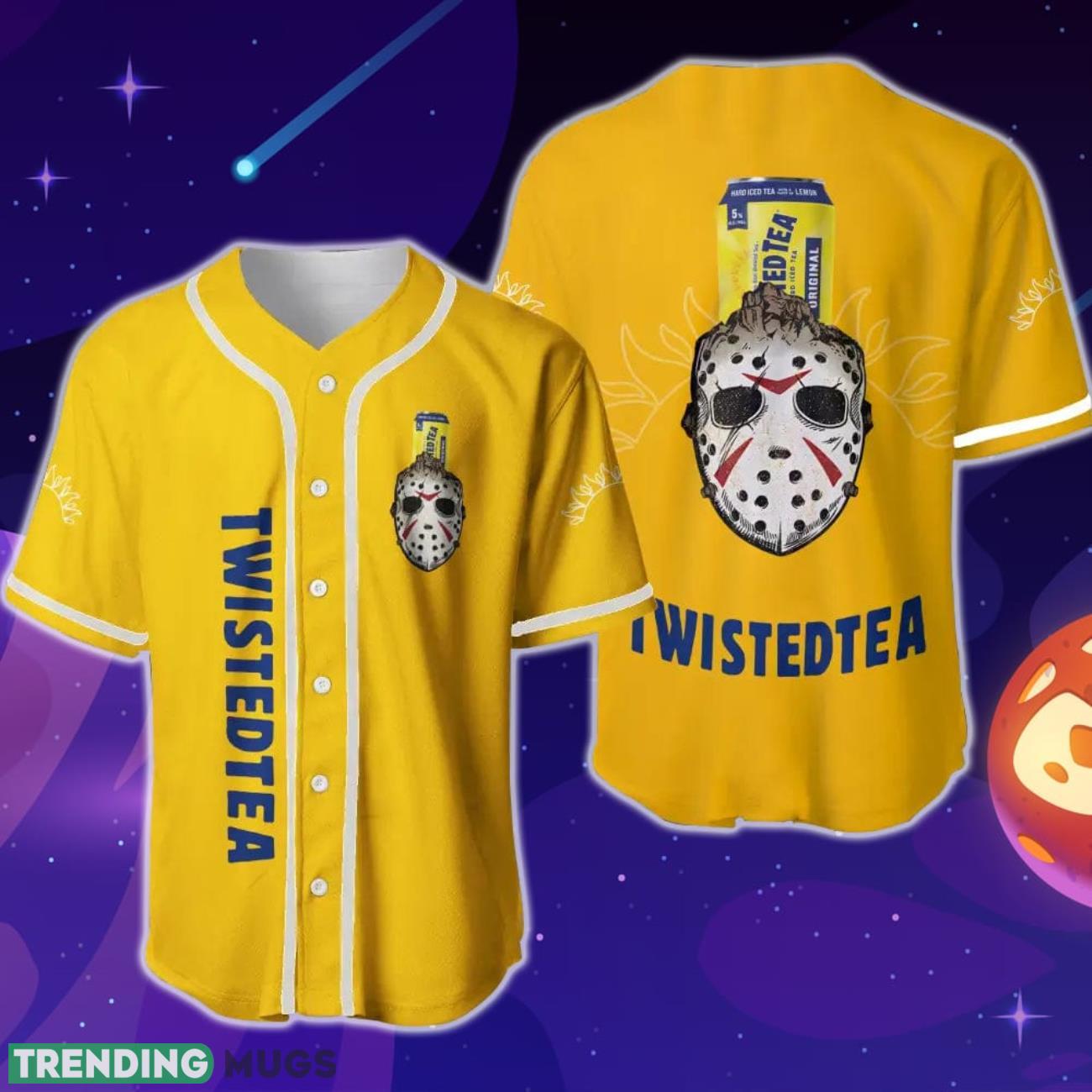 Twisted Tea Horror Halloween Baseball Jersey Product Photo 1 Twisted Tea Horror Halloween Baseball Jersey Product Photo 1