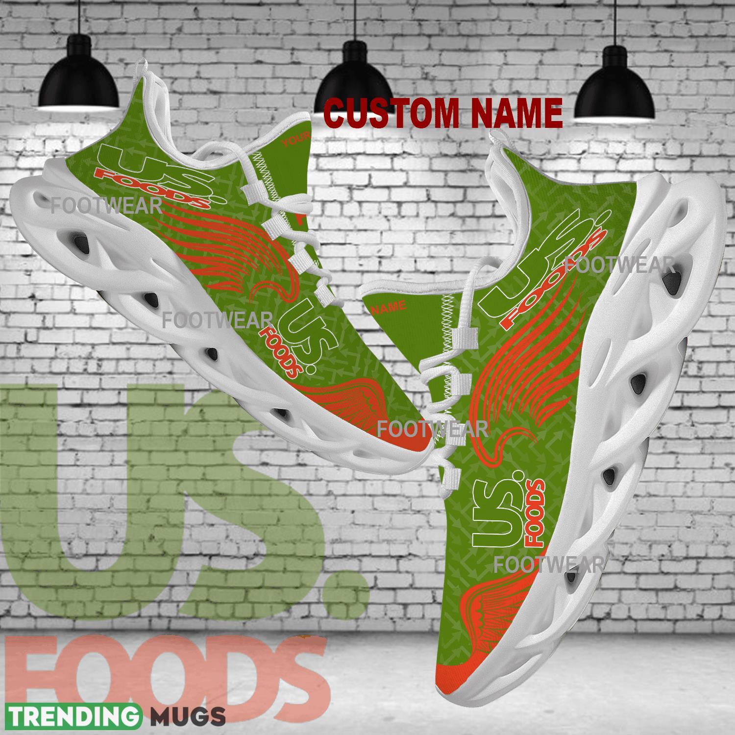 US FOODS Brand Logo Wings Pattern Max Soul Shoes Personalized Collection Chunky Sneaker - US FOODS Brand Logo New Wings Pattern Max Soul Shoes Custom Name Photo 1 US FOODS Brand Logo Wings Pattern Max Soul Shoes Personalized Collection Chunky Sneaker - US FOODS Brand Logo New Wings Pattern Max Soul Shoes Custom Name Photo 1