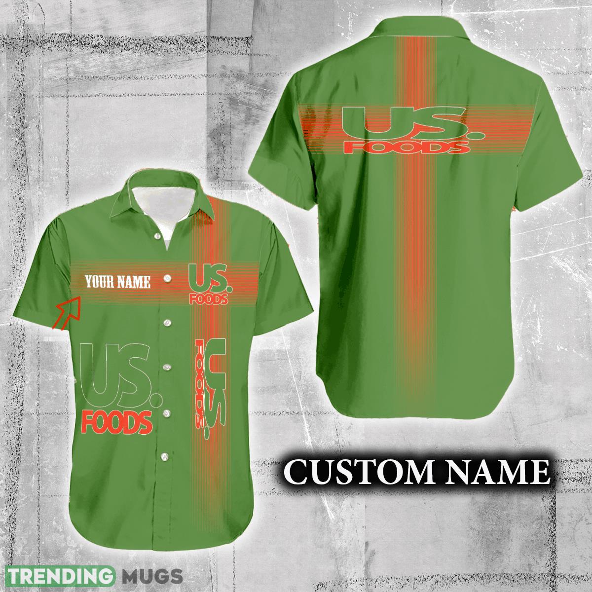 US FOODS Logo Brand Hawaiian Shirt Custom Name Trending Summer - US FOODS Logo Brand Hawaiian Shirt Custom Name Trending Summer US FOODS Logo Brand Hawaiian Shirt Custom Name Trending Summer - US FOODS Logo Brand Hawaiian Shirt Custom Name Trending Summer