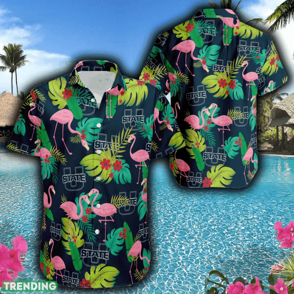 Utah State Aggies Football Hawaiian Shirt Flamingo Funny Summer For Men Women - Utah State Aggies Football Hawaiian Shirt Flamingo Funny Summer For Men Women Utah State Aggies Football Hawaiian Shirt Flamingo Funny Summer For Men Women - Utah State Aggies Football Hawaiian Shirt Flamingo Funny Summer For Men Women