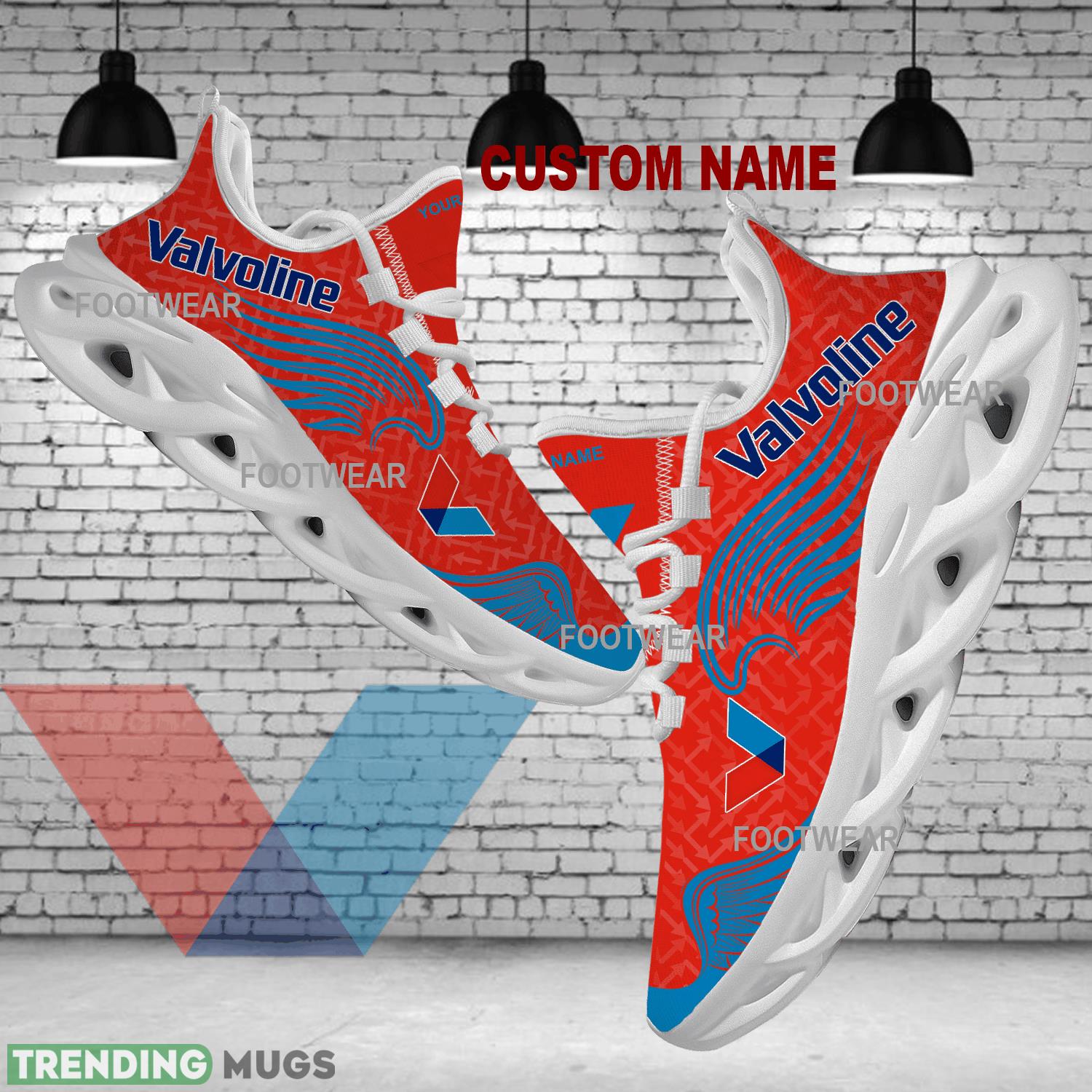 Valvoline Brand Logo Wings Pattern Max Soul Shoes Personalized Athletic Sport Sneaker - valvoline Brand Logo New Wings Pattern Max Soul Shoes Custom Name Photo 1 Valvoline Brand Logo Wings Pattern Max Soul Shoes Personalized Athletic Sport Sneaker - valvoline Brand Logo New Wings Pattern Max Soul Shoes Custom Name Photo 1