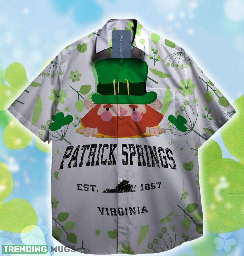 Viginia Spring Lucky LePrechaun St. Patrick day Hawaiian Shirt - Viginia Spring Lucky LePrechaun St. Patrick day Hawaiian Shirt Viginia Spring Lucky LePrechaun St. Patrick day Hawaiian Shirt - Viginia Spring Lucky LePrechaun St. Patrick day Hawaiian Shirt