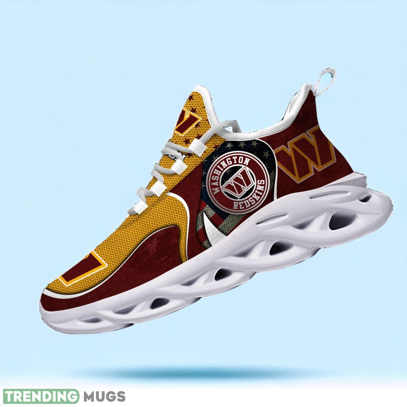 Washington Commanders NFL Sports Clunky Custom Name Max Soul Shoes Max Soul Washington Commanders NFL Sports Clunky Custom Name Max Soul Shoes Max Soul