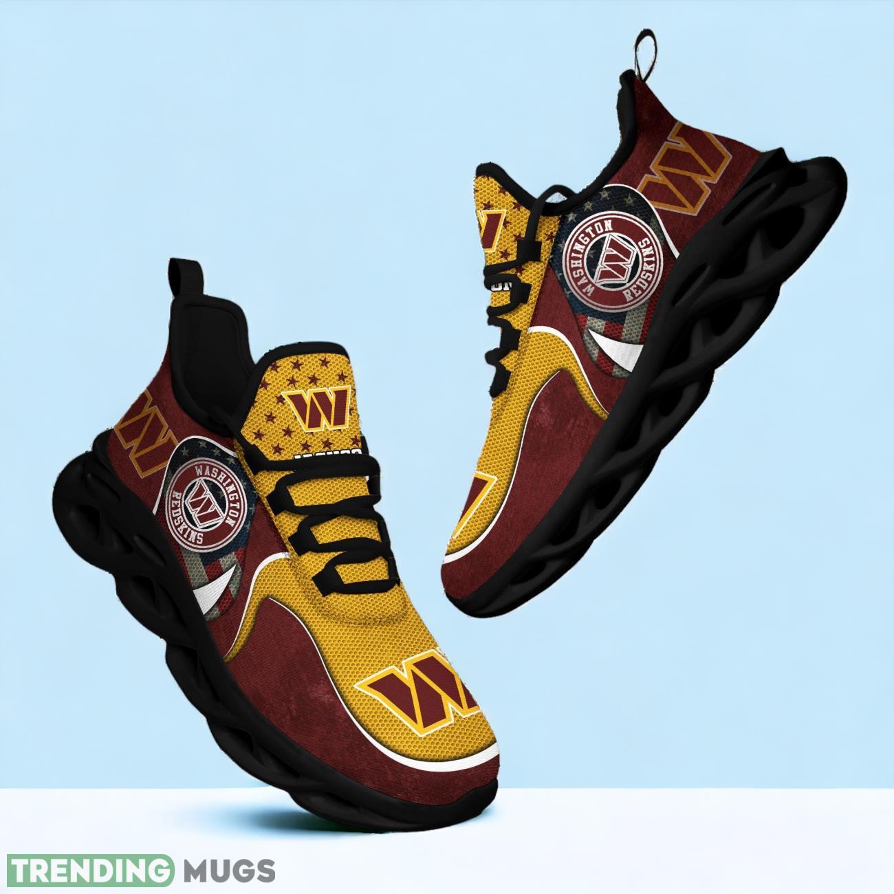 Washington Commanders NFL Sports Clunky Custom Name Max Soul Shoes Max Soul Washington Commanders NFL Sports Clunky Custom Name Max Soul Shoes Max Soul