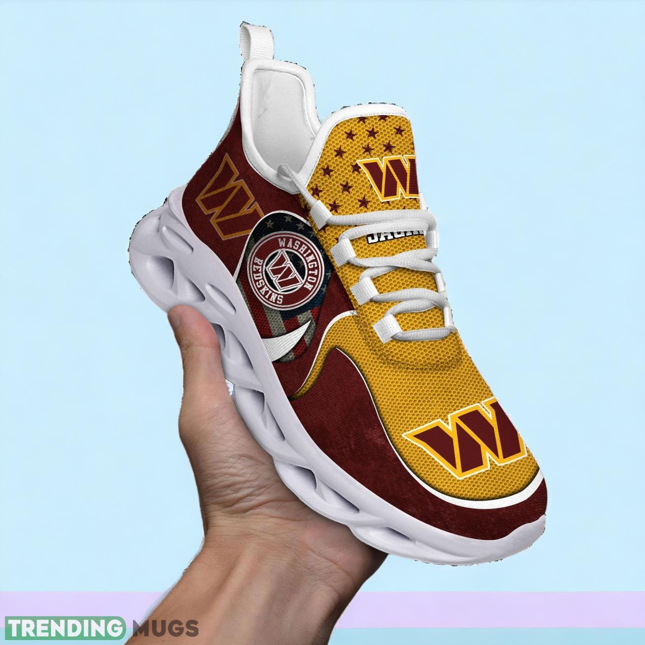 Washington Commanders NFL Sports Clunky Custom Name Max Soul Shoes Product Photo 1 Washington Commanders NFL Sports Clunky Custom Name Max Soul Shoes Product Photo 1