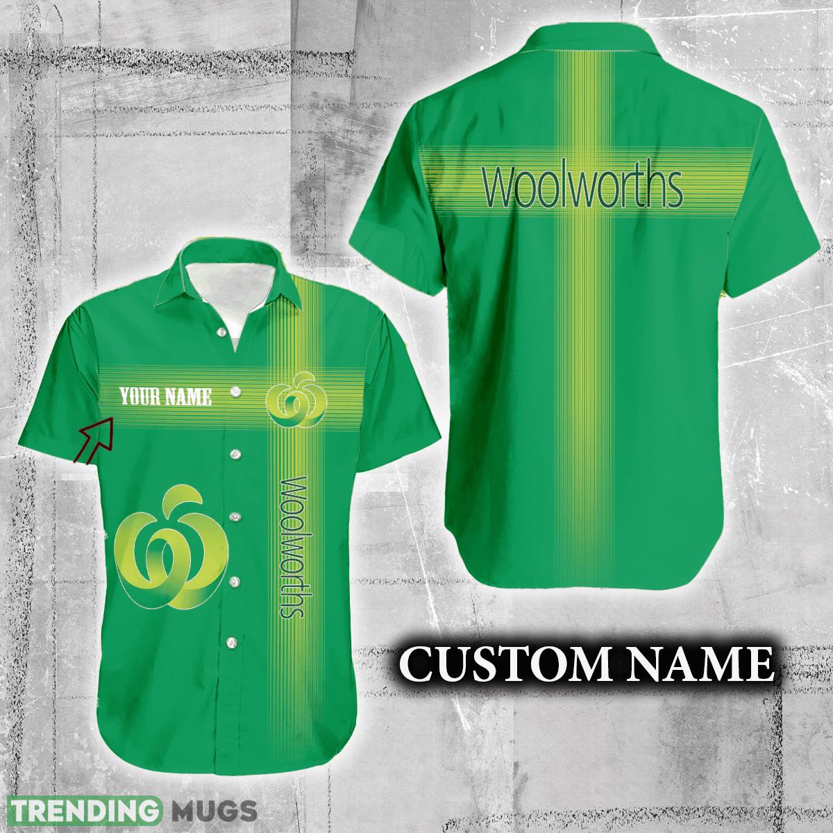 WOOLWORTHS Logo Brand Hawaiian Shirt Custom Name Trending Summer - WOOLWORTHS Logo Brand Hawaiian Shirt Custom Name Trending Summer