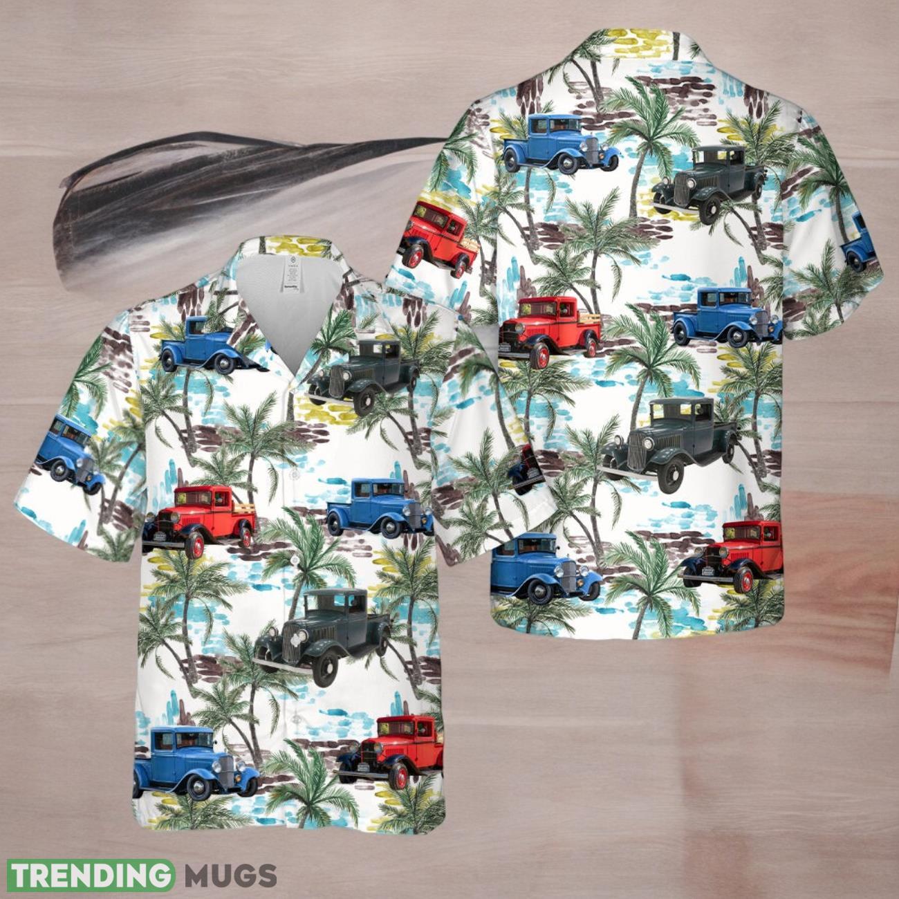 1932 Ford Model B Pick-Up Hawaiian Shirt Product Photo 1 1932 Ford Model B Pick-Up Hawaiian Shirt Product Photo 1