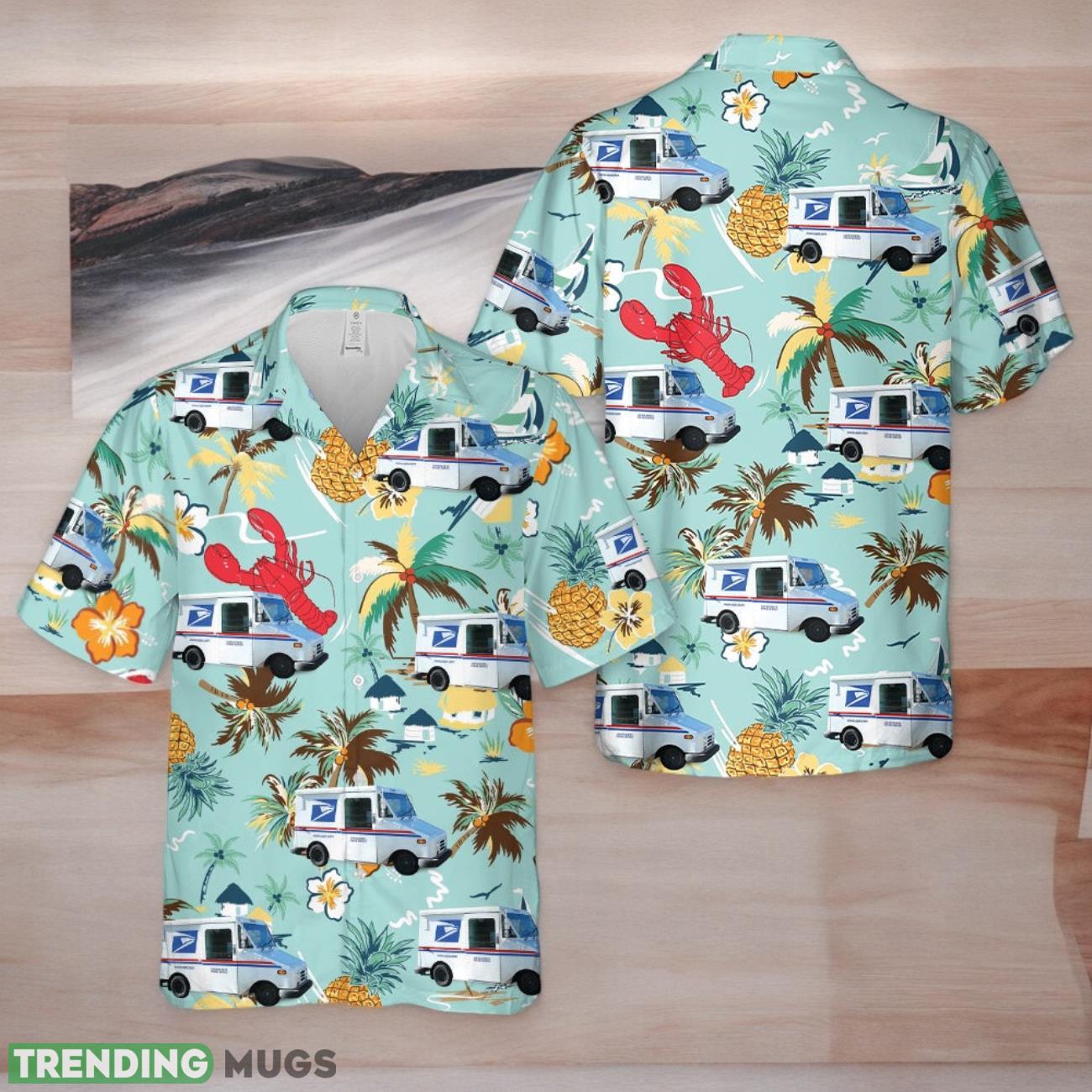 1989 USPS Grumman LLV Hawaiian Shirt Product Photo 1 1989 USPS Grumman LLV Hawaiian Shirt Product Photo 1