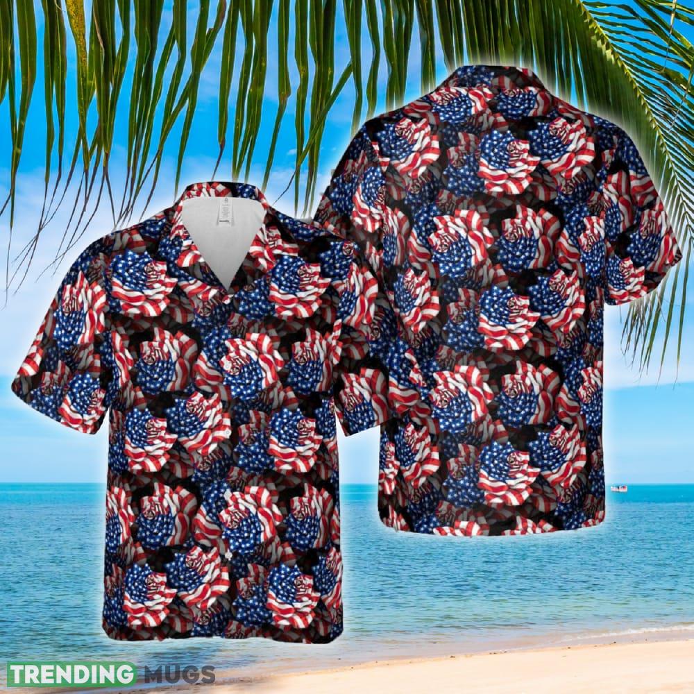 American Flag Rose Hawaiian Shirt - American Flag Rose Hawaiian Shirt American Flag Rose Hawaiian Shirt - American Flag Rose Hawaiian Shirt
