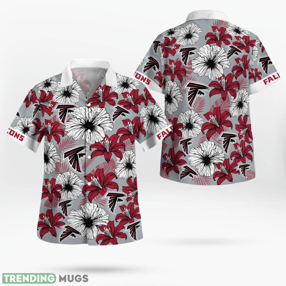 Atlanta Falcons Flower Tropical Floral Aloha Hawaiian Shirt For Men Women - Atlanta Falcons Flower Tropical Floral Aloha Hawaiian Shirt_1 Atlanta Falcons Flower Tropical Floral Aloha Hawaiian Shirt For Men Women - Atlanta Falcons Flower Tropical Floral Aloha Hawaiian Shirt_1