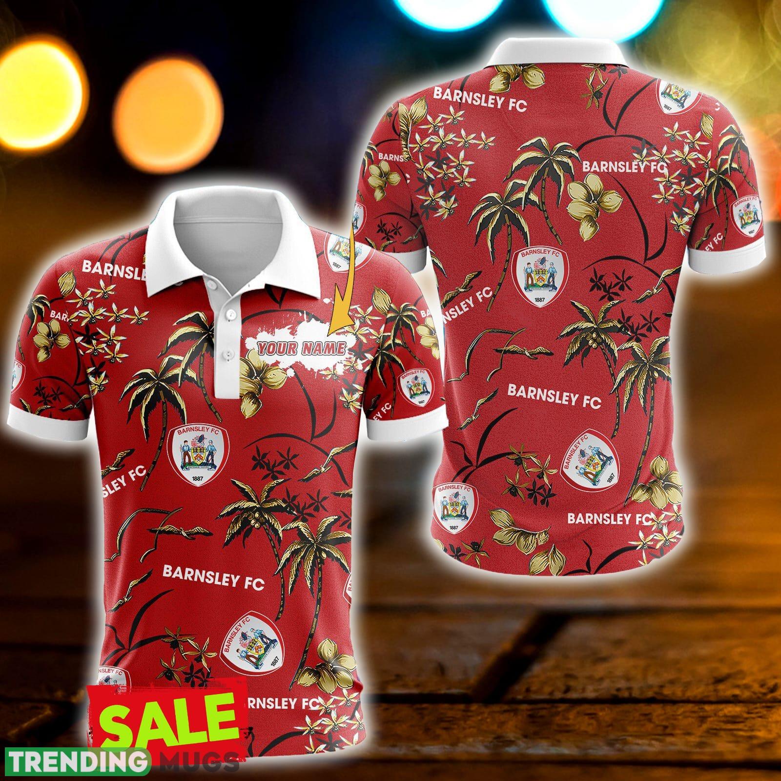 Barnsley F.C Custom Name 3D Polo Shirt For Fans Gift - Barnsley F.C Custom Name 3D Polo Shirt For Fans Gift Barnsley F.C Custom Name 3D Polo Shirt For Fans Gift - Barnsley F.C Custom Name 3D Polo Shirt For Fans Gift