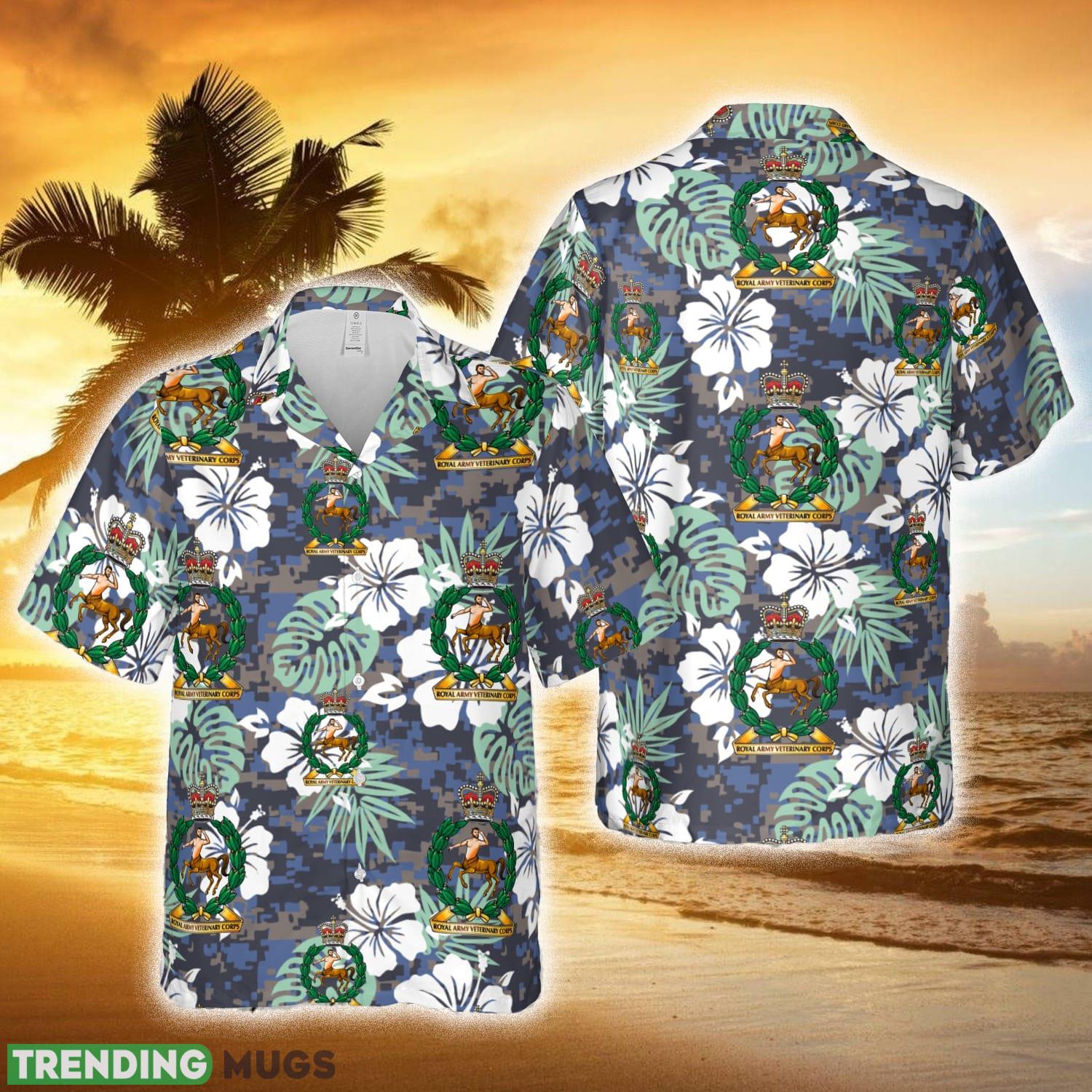 British Army Royal Army Veterinary Corps Hawaiian Shirt Summer Holidays - British Army Royal Army Veterinary Corps Hawaiian Shirt Summer Holidays British Army Royal Army Veterinary Corps Hawaiian Shirt Summer Holidays - British Army Royal Army Veterinary Corps Hawaiian Shirt Summer Holidays