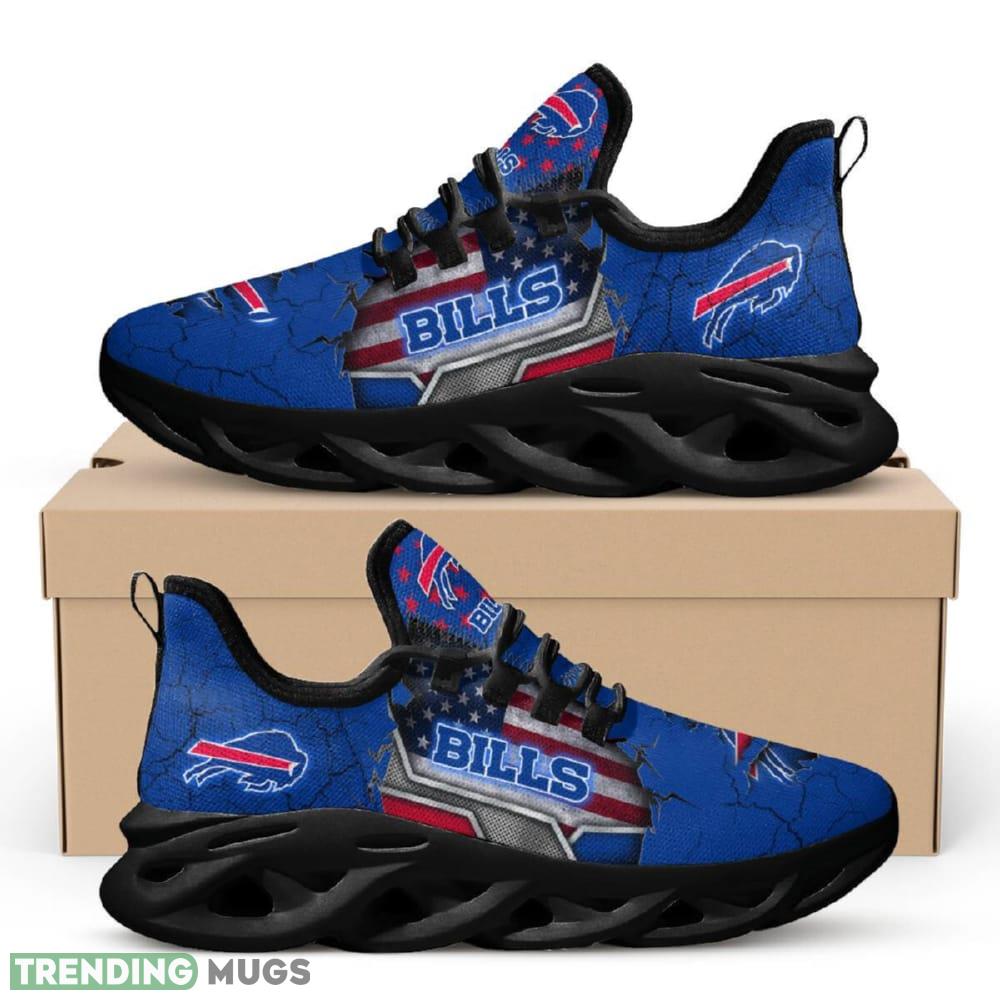 Buffalo Bills American Flag Max Soul Running Shoes Gift Chunky Sneaker - Buffalo Bills American Flag Max Soul Running Shoes_1