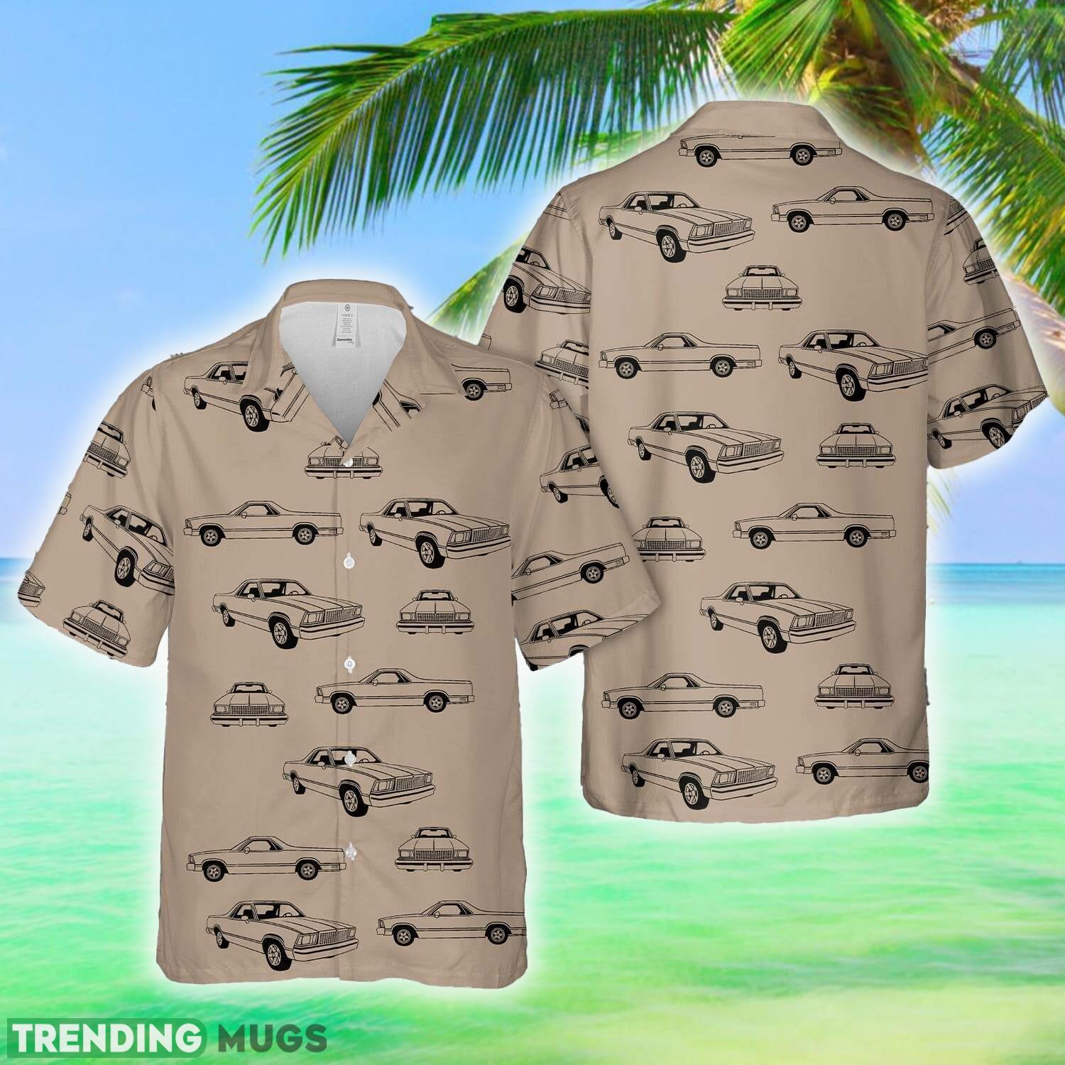 Chevrolet El Camino 1978 Silhouette Hawaiian Shirt - Chevrolet El Camino 1978 Silhouette Hawaiian Shirt Chevrolet El Camino 1978 Silhouette Hawaiian Shirt - Chevrolet El Camino 1978 Silhouette Hawaiian Shirt