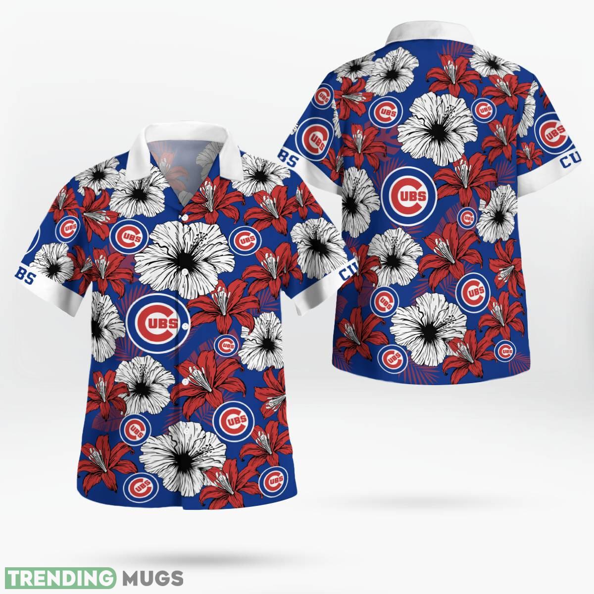 Chicago Cubs Flower Tropical Floral Aloha Hawaiian Shirt For Men Women - Chicago Cubs Flower Tropical Floral Aloha Hawaiian Shirt_1 Chicago Cubs Flower Tropical Floral Aloha Hawaiian Shirt For Men Women - Chicago Cubs Flower Tropical Floral Aloha Hawaiian Shirt_1