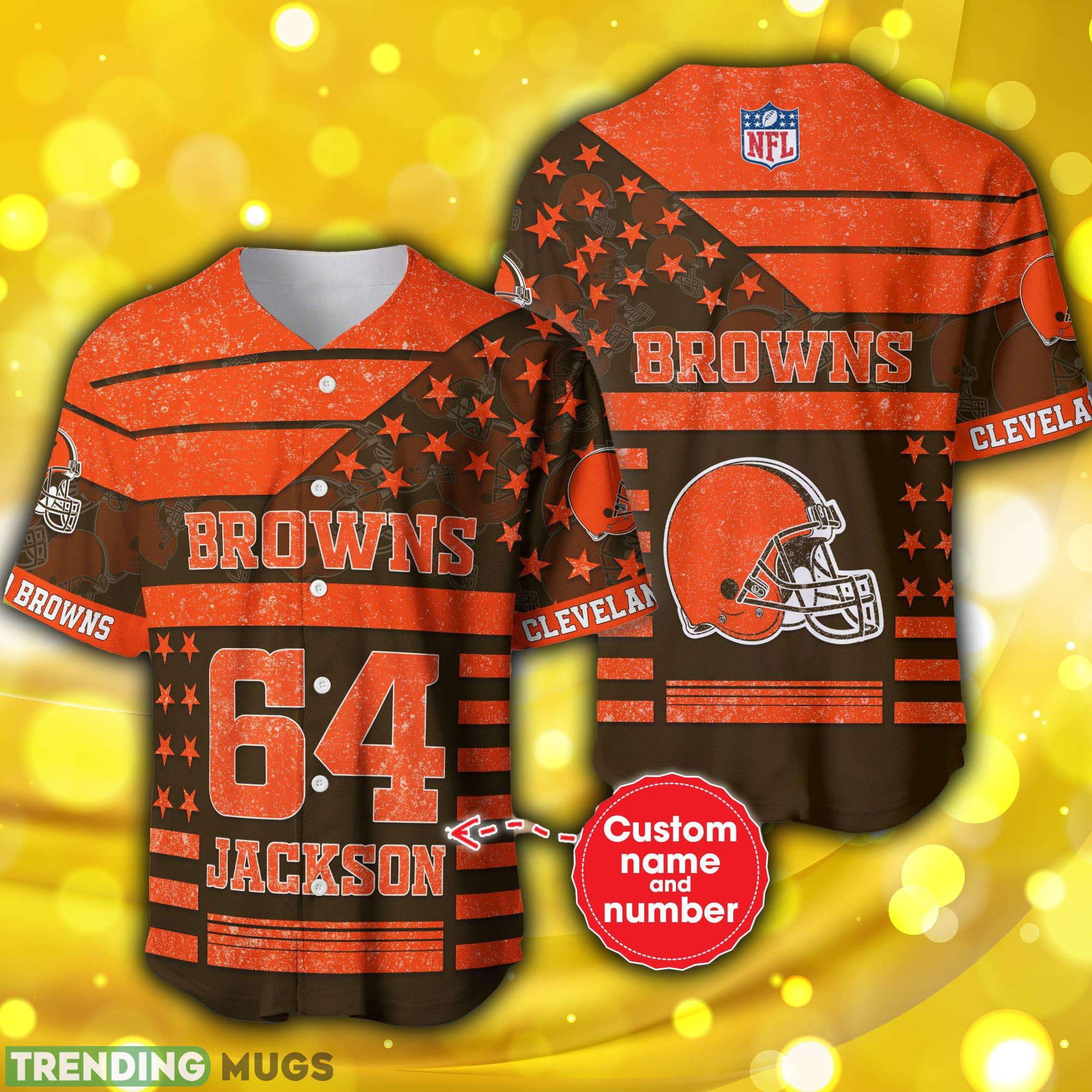 Cleveland Browns 3D Personalized Baseball Jersey Shirt New Custom Number And Name - Cleveland Browns 3D Personalized Baseball Jersey Shirt New Custom Number And Name Cleveland Browns 3D Personalized Baseball Jersey Shirt New Custom Number And Name - Cleveland Browns 3D Personalized Baseball Jersey Shirt New Custom Number And Name