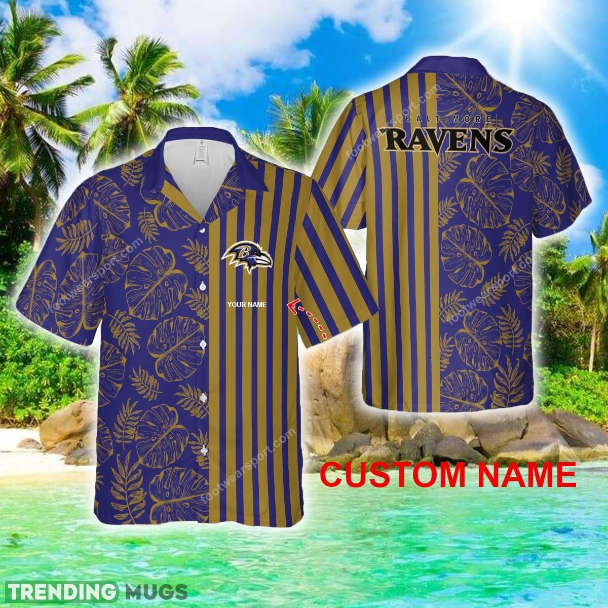 Custom Name Baltimore Ravens AOP Hawaiian Shirt Gift Summer - Custom Name Baltimore Ravens AOP Hawaiian Shirt Gift Summer Custom Name Baltimore Ravens AOP Hawaiian Shirt Gift Summer - Custom Name Baltimore Ravens AOP Hawaiian Shirt Gift Summer