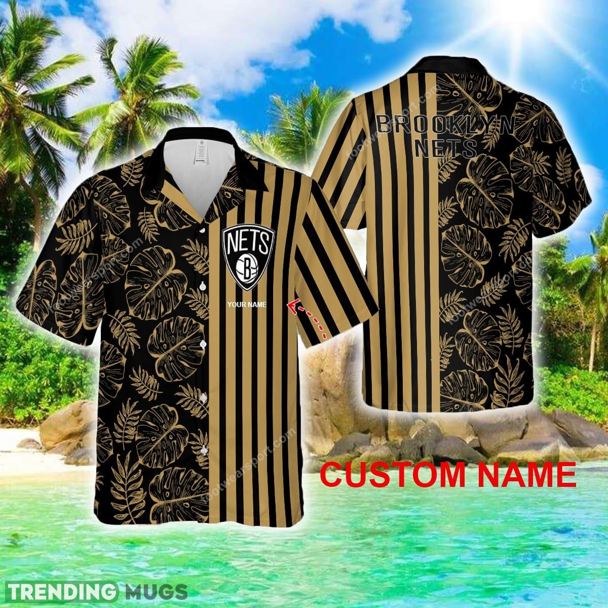 Custom Name Brooklyn Nets Aloha Hawaiian Shirt For Beach - Custom Name Brooklyn Nets Aloha Hawaiian Shirt For Beach Custom Name Brooklyn Nets Aloha Hawaiian Shirt For Beach - Custom Name Brooklyn Nets Aloha Hawaiian Shirt For Beach