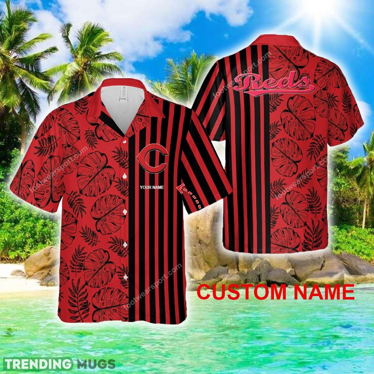 Custom Name Cincinnati Reds AOP Hawaiian Shirt Gift Summer - Custom Name Cincinnati Reds AOP Hawaiian Shirt Gift Summer Custom Name Cincinnati Reds AOP Hawaiian Shirt Gift Summer - Custom Name Cincinnati Reds AOP Hawaiian Shirt Gift Summer